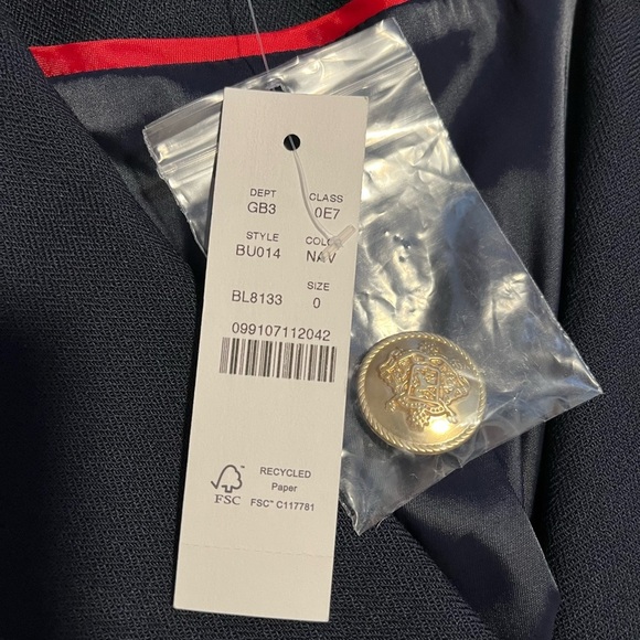 NWT JCrew Devon navy blazer - Picture 3 of 9